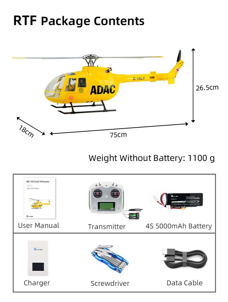 FlyWing BO-105 Adac