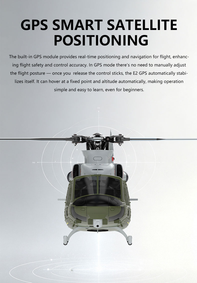 GOOSKY E2 GPS RC Elicottero UH-1Y Marine