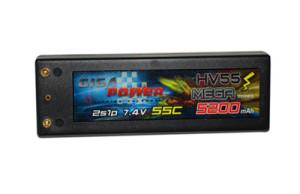 7.4V 5200mAh 55C continuous