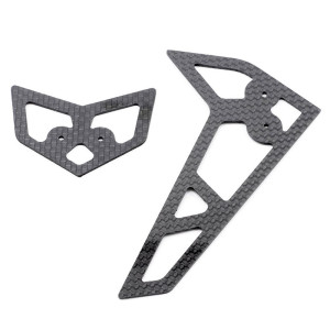 E-Flite EFLH1472C Carbon Fiber Stabilizer/Fin Set for Blade 400