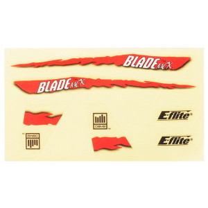 E-Flite Blade Decal Sheet Red Graphics BMCX EFLH2229