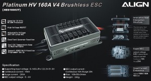 HES16003 RCE-BL160A Brushless ESC