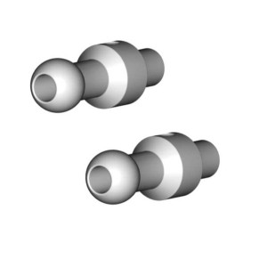 Mikado 00961 Ball bolt 4mm (2 pcs)