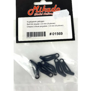 Mikado 01569 Ball Link Angular 2.5mm (6 Pieces)