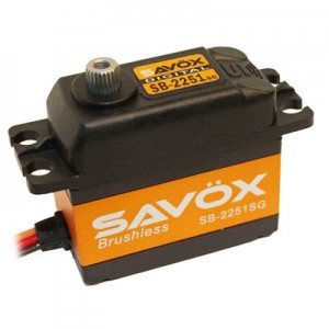 Savox SB-2251SG Speed & Torque 6.0V Brushless SAXSB-2251SG