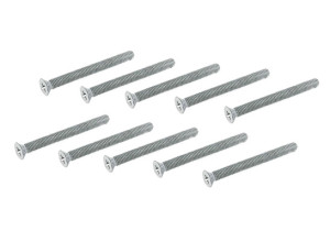 10 Viti M2,5x20mm Testa Piana Svasata SCR2520ZN