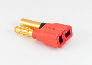 No Wires Connector -4MM Male to Female T-Plug Adapter BIZ-MFPA04