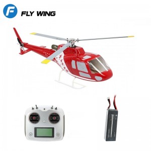 FlyWing Small Squirrel AS350 Helicopter - ARTF con Radio e Batteria 