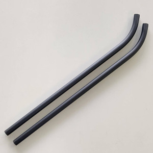 Hirobo 0404-333 SKID PIPE (BLACK)