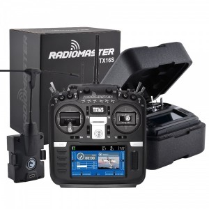 RadioMaster TX16S TBS Crossfire Starter Set con 1x MicroTX V2 e 3x ricevitori Nano RX SE