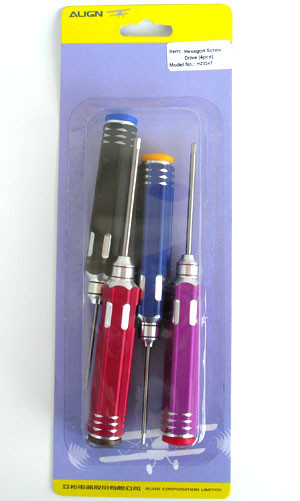 HZ024 Hexagon screw driver (4pcs)