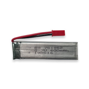 Li-Po 1 cella 3.7V 600mAh 30C con connettore