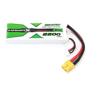 ManiaX 7.4V 2200mAh 30C Lipo XT60