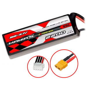 ManiaX Lipo 3S 11.1V 2200mAh 55C XT60