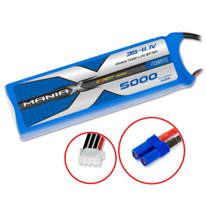 ManiaX Lipo 3S 11.1V 5000mAh 45C EC5