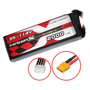 ManiaX Lipo 3S 11.4V 2000mAh 100C XT60