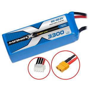 ManiaX Lipo 6S 22.2V 3300mAh 45C XT60