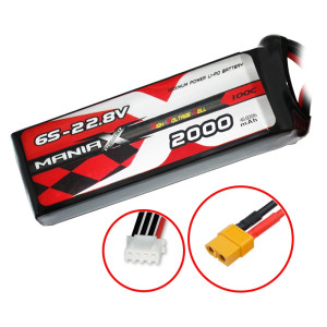 ManiaX Lipo 6S 22.8V 2000mAh 100C XT60