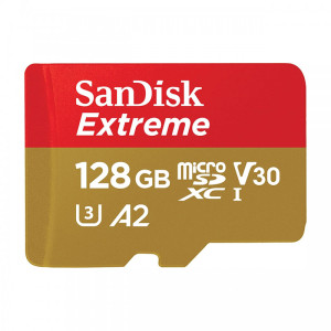 SanDisk 128GB Extreme scheda microSDXC A2 UHS-I Class 10 U3 V30