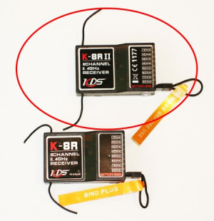 Ricevente 8ch Xperience 2,4GHz For XP-6X Orange display XPR007