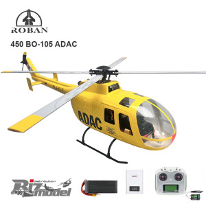 Elicottero Roban BO-105 ADAC 450 Size - ARF