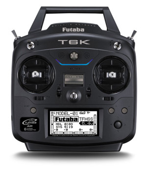 Futaba Radiocomando T6K + Rx R3006SB Modo1 1106A