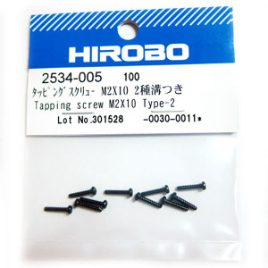 HIROBO 2534-005 Tapping Screw M2x10