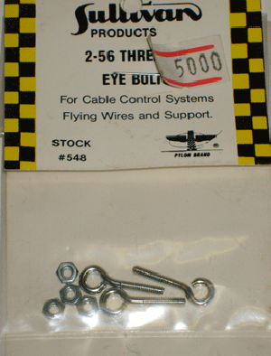 Eye Bolts fileted 2-56