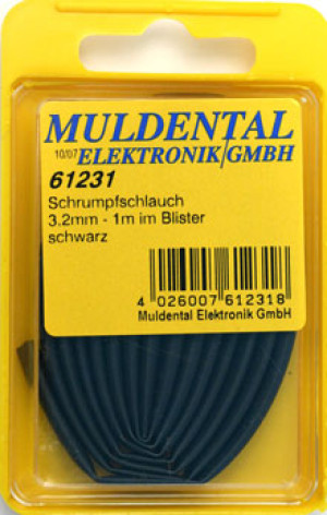 Termoretraibile, 6,0/2,0 mm, ratio: 3:1, 1 m CW62211