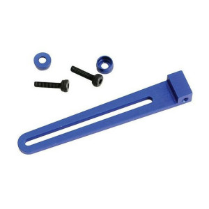 E-Flite EFLH1434A Blue Aluminum Anti-Rotation Bracket Blade 400