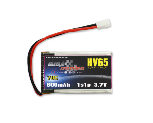 GP600HV1S GigaPower 3.7V 600mAh 70C 1cell