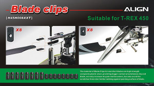 H45H008XX 450 Blade Clips