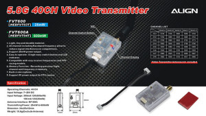 HEDFVT03 5.8G Video Transmitter(25mW/40CH)