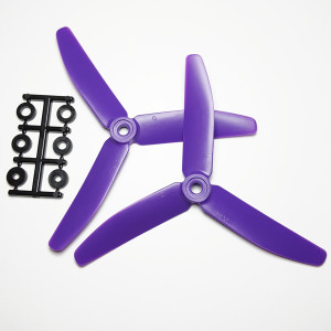 HQProp 5X4X3 CCW PURPLE (pack of 2)