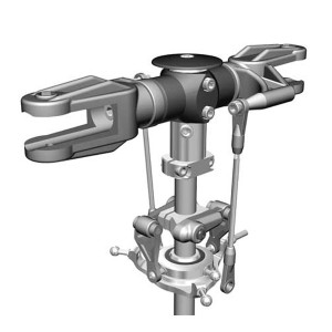 Mikado 04053 Upgrade v-bar rotor head LOGO 14 and LOGO 600