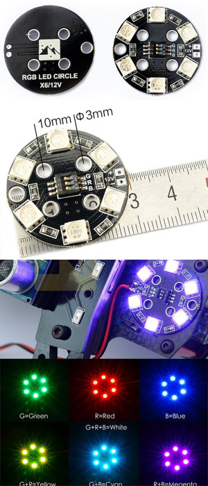 Matek RGB LED CIRCLE X6/12V