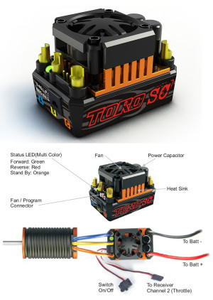 SK-300016 TORO SHORT COURSE 120A ESC