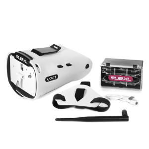 VueXL VX1 FPV Headset has a built in 5.8G receiver