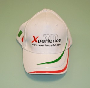 CAP12 Cappellino National Ricamato Xperience colore Bianco