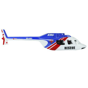 FUSELAGE E-Flite Jet Ranger Body CX/CX2 Bl/Sil (EFLH1263)