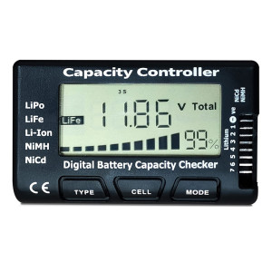 CellMeter-7 Tester digitale per batterie LiPo/LiFe/Li-ion/NiMH/Nicd  check