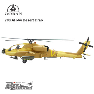 Elicottero Roban AH-64 Desert Drab ARF Classe 700