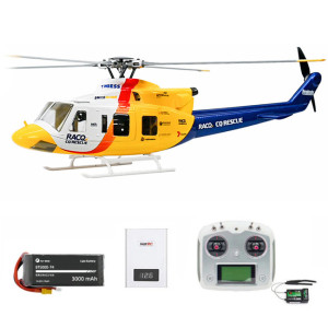 Elicottero FlyWing Bell 412 RC RTF - Rotore Quadripala Stabilizzato con H1 GPS