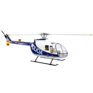 Elicottero FlyWing BO-105 Policia RTF - Rotore Quadripala Stabilizzato con H1 GPS