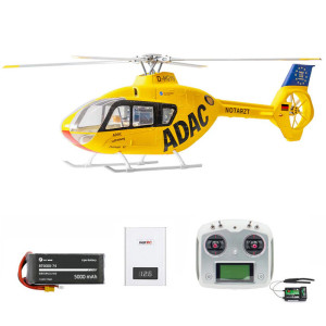 Elicottero FlyWing EC-135 Scale RC RTF - Rotore Quadripala Stabilizzato con H1 GPS