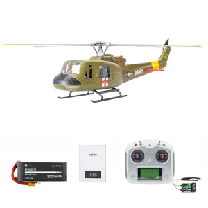 Fly Wing UH-1 V4 RTF con Flight Controller H1 4 Blades Green