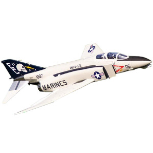 Freewing F-4 Phantom II "Ghost Grey" High Performance 90mm Jet - PNP FJ31224P