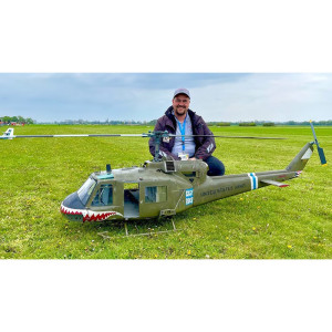 Fusoliera Len Mount per maxi riproduzione Bell UH-1 (Huey)