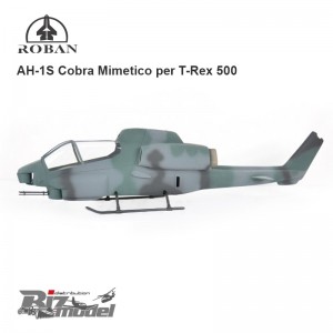 Fusoliera Roban AH-1S Cobra Mimetico per T-Rex 500