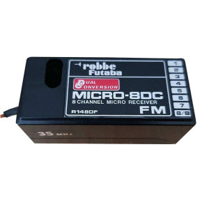 Futaba receiver MICRO 8DC 8CH (R148DF) Rx Dual Conversion FM 35Mhz